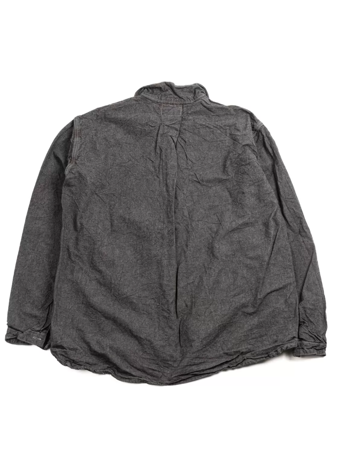 Tender Co ARGYLE HAND POCKET SHIRT NDIGO COTTON COVERT SADDENED WATTLE DYED Best