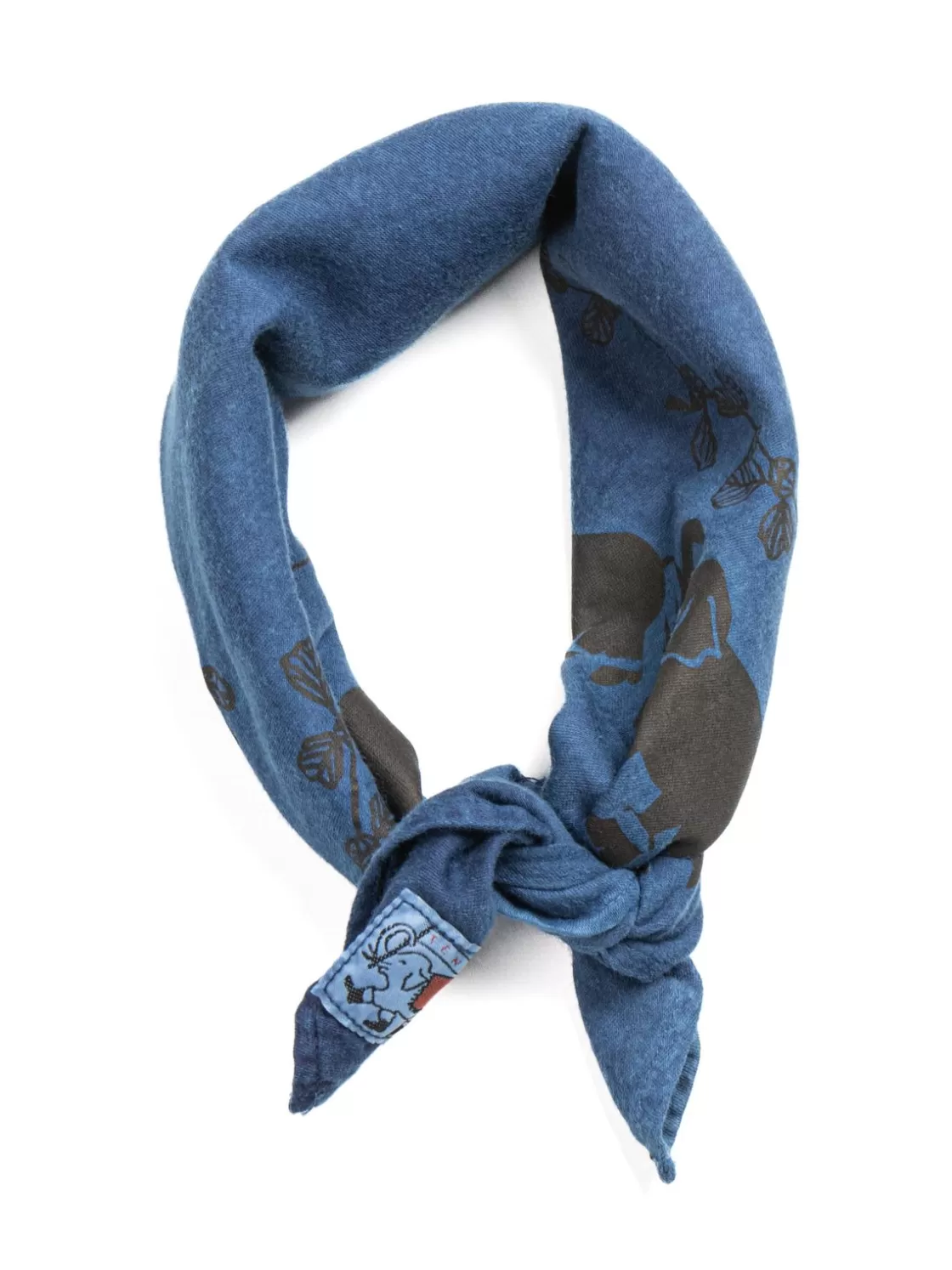 Tender Co BANDANA COTTON CURTAIN LINING BANDANA PRINT ACHILLES’ HEEL INDIGO DYED Online