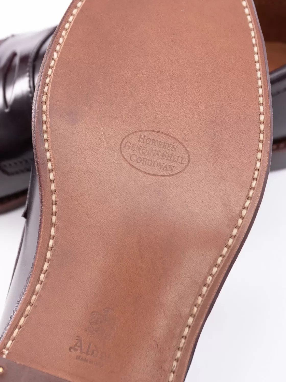 Alden for The Bureau Color 8 Cordovan Leisure Handsewn Moccasin Best Sale
