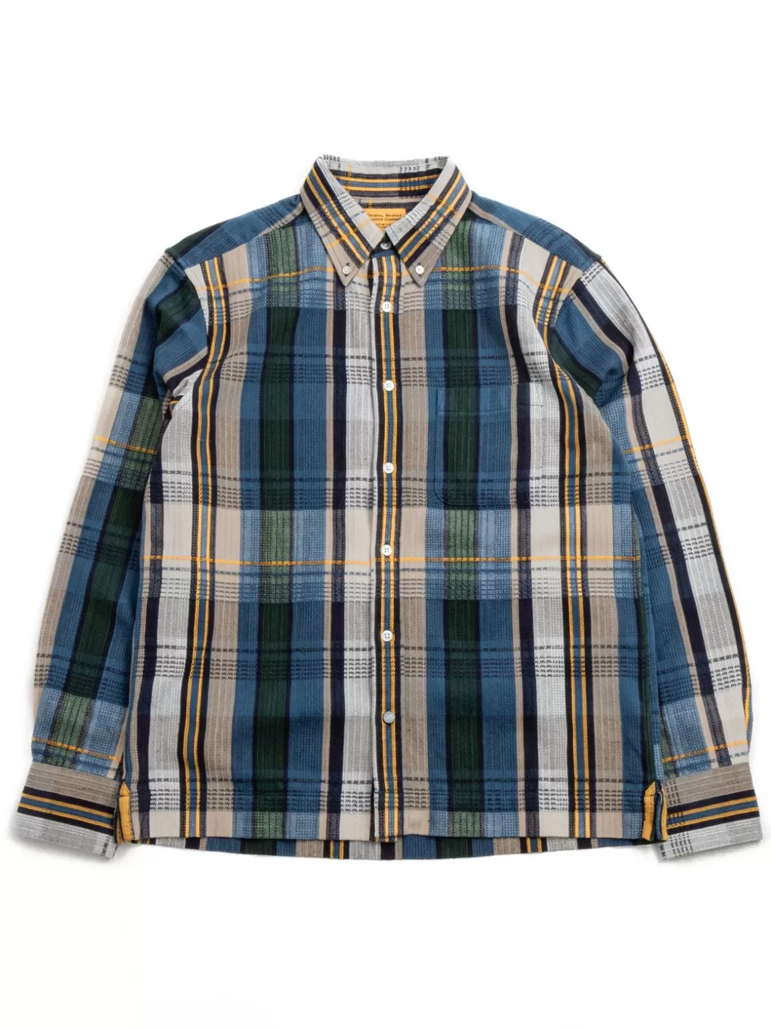 TBB X OMTC OM45100.80 RIB MADRAS TOWEL WEAVE STRAIGHT HEM BD SHIRT Store