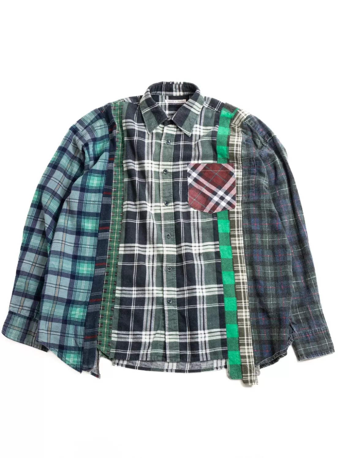 Needles REBUILD BY FLANNEL SHIRT 7 CUTS ASSORTED (C) Best