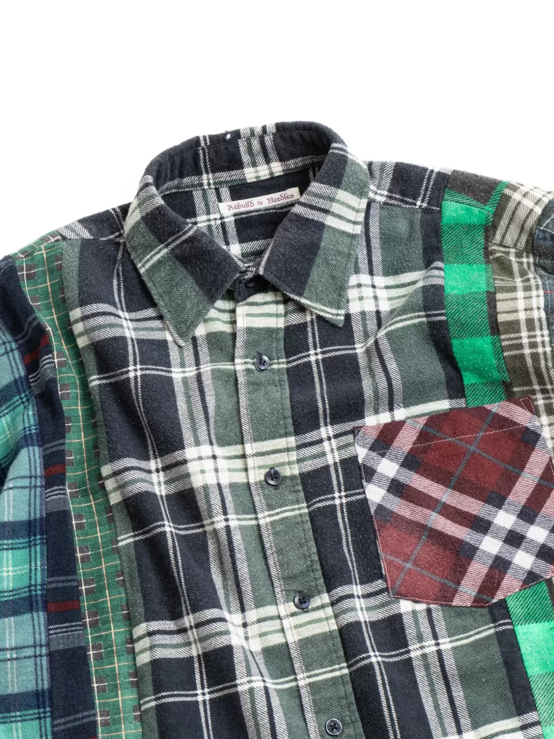 Needles REBUILD BY FLANNEL SHIRT 7 CUTS ASSORTED (C) Best