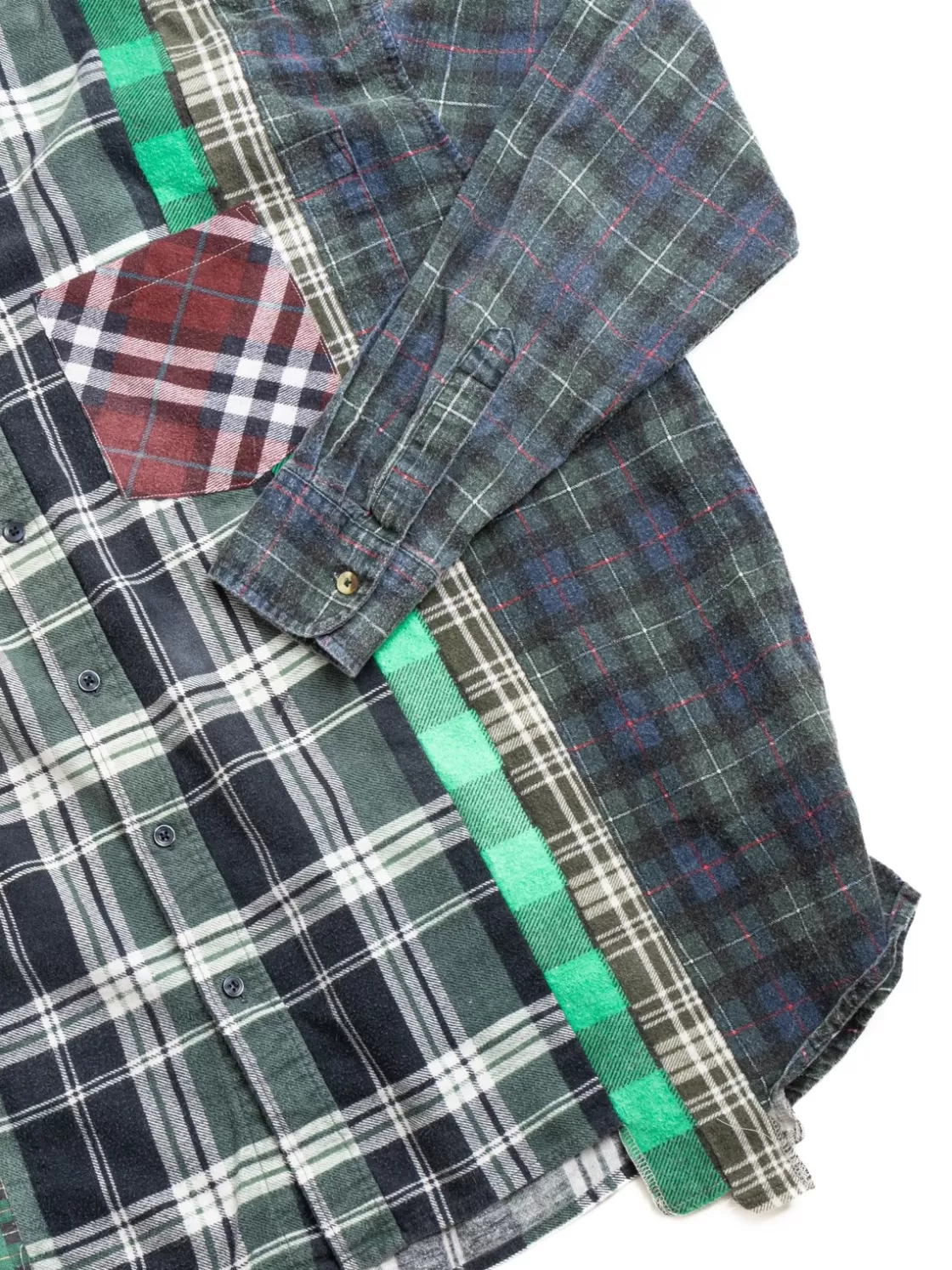 Needles REBUILD BY FLANNEL SHIRT 7 CUTS ASSORTED (C) Best