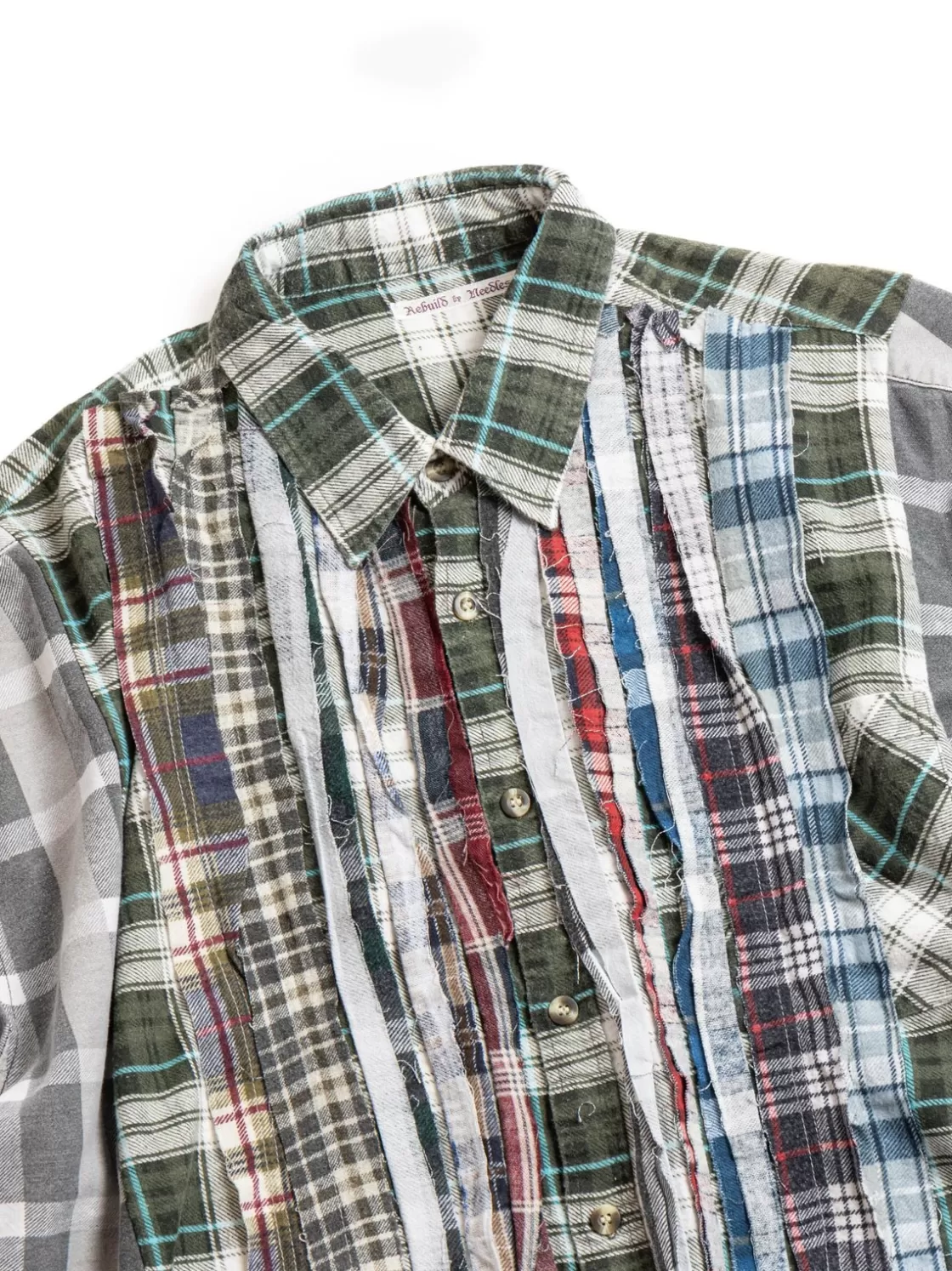 Needles REBUILD BY FLANNEL SHIRT RIBBON WIDE ASSORTED (C) Clearance
