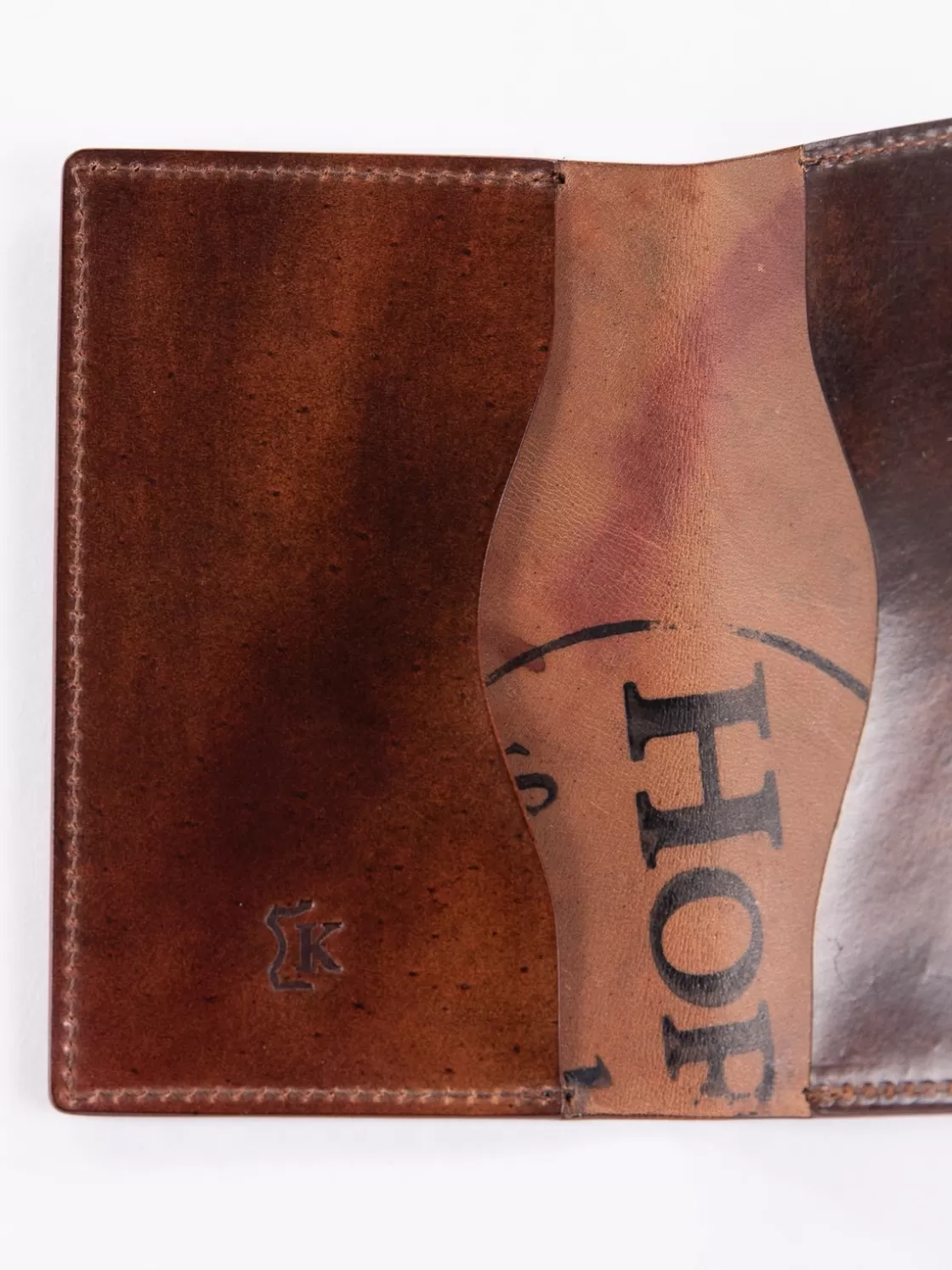KREIS Washed Color 8 Horween Cordovan 1–1 Card Case Shop